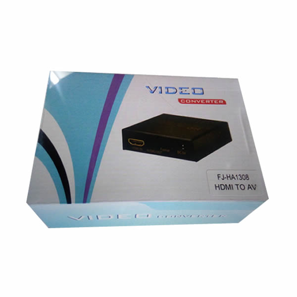 CONVERSOR HDMI/AV DE METAL C/ADAPTADOR