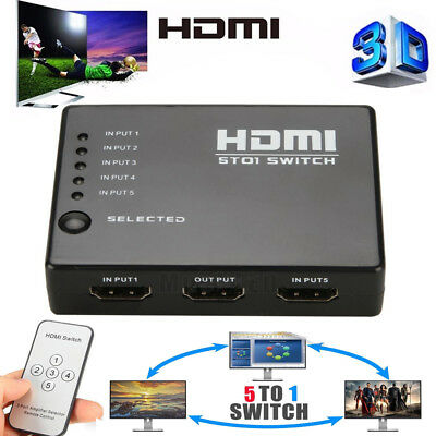 foto de SWITCHER HDMI 1X5 CON CONTROL