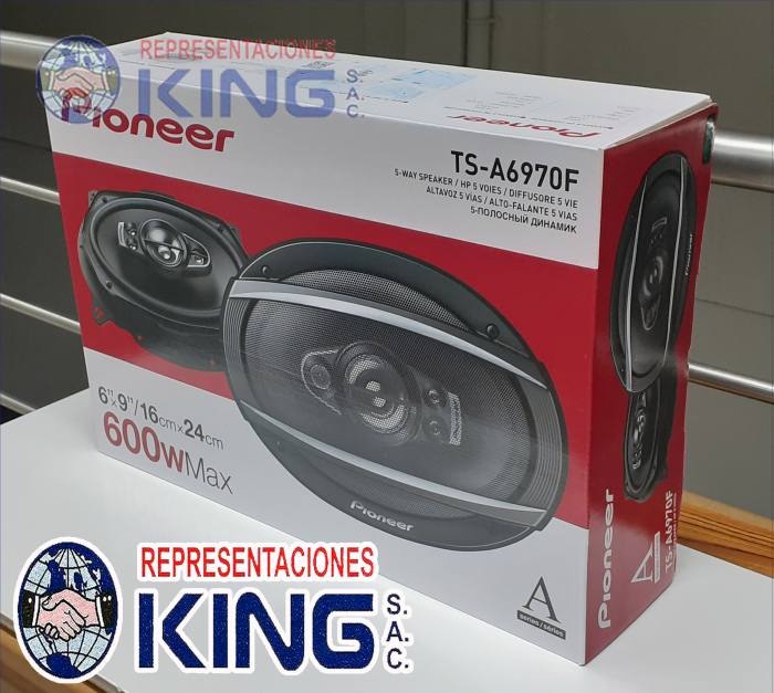 foto de Parlantes Pioneer 600 W Ovalado TS-A6970F