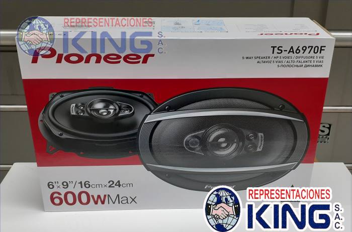 foto de Parlantes Pioneer 600 W Ovalado TS-A6970F