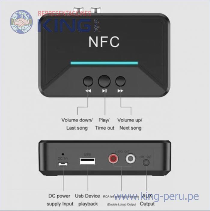 foto de Receptor de Audio Bluetooth v 5.0 30mts